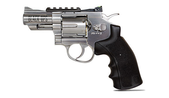 Black Ops Airsoft Revolver 6 In., Air & Demonstrator Guns, Sports &  Outdoors
