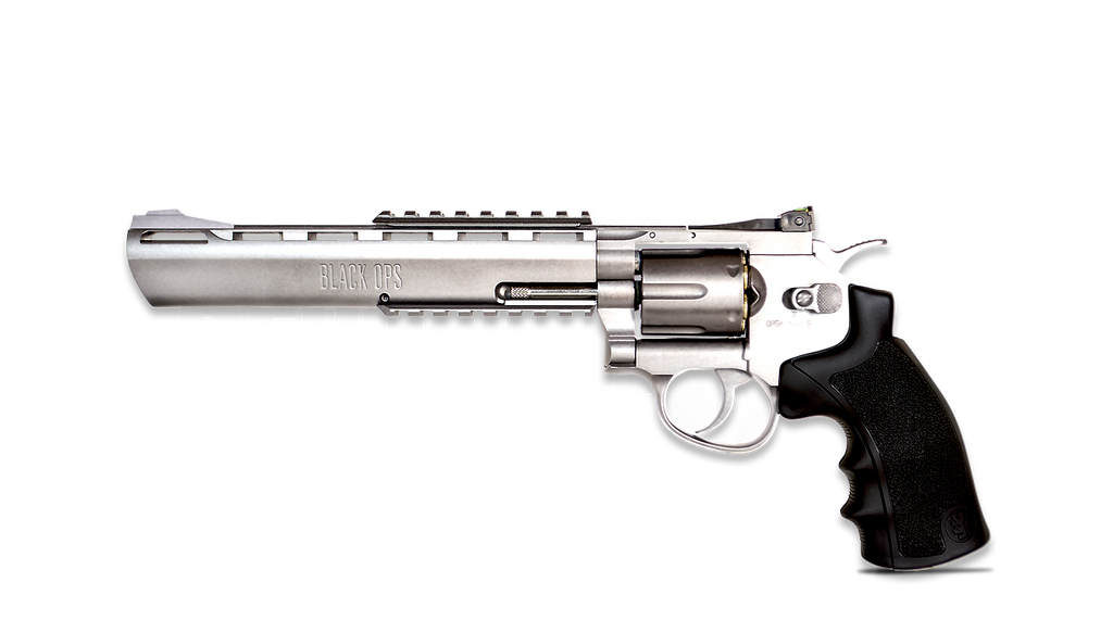 Chrome BB revolver - 2.5 inch - Black Ops USA – Barra Airguns